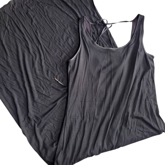 WHBM Black Knit Dress Size Large - Picture 1 of 6